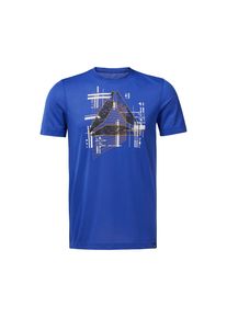 Reebok, Herren T-Shirt, Royalblau / Goldgelb / Wei&szlig;