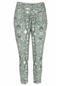 Lascana, Damen Strandhose, Creme / Petrol