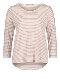BETTY & CO Betty & Co, Damen Shirt, Rosé / Weiß