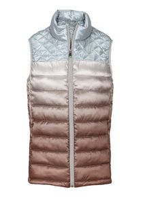 Heine, Damen Steppweste, Braun / Silber