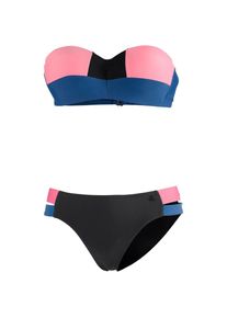 Maui Wowie, Damen Bikini, Blau / Rosa / Schwarz