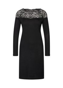 Only, Damen Kleid 'onlELCOS MIA L/S LACE DRESS JRS', Schwarz