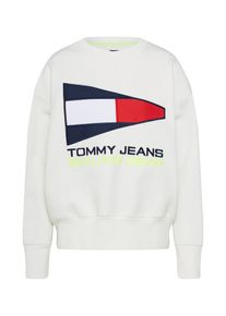 Tommy Jeans, Damen Sweater, Weiß