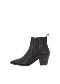 Bianco, Damen Stiefeletten 'ALMA', Schwarz / Schwarzmeliert