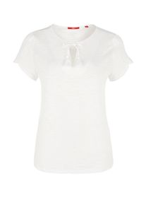 s.Oliver RED LABEL, Damen T-Shirt, Weiß