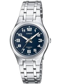 Casio, Damen Quarzuhr 'LTP-1310PD-2BVEF', Dunkelblau / Silber