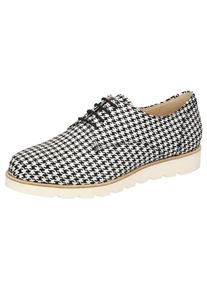 Sioux, Damen Schnürschuh 'Meredith-700-XL', Schwarz / Weiß