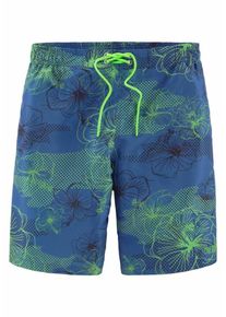 Chiemsee, Herren Badeshorts, Blau / Limette