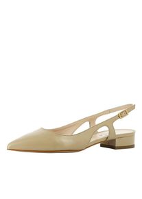 Evita, Damen Sling Pumps, Beige