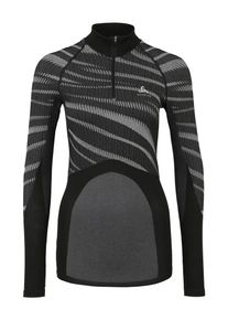 Odlo, Damen Sportshirt 'Blackcomb', Grau / Schwarz