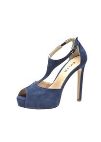 Evita, Damen Sandalette, Blau