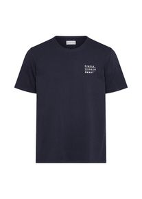 Nowadays, Herren T Shirt, Dunkelblau / Weiß