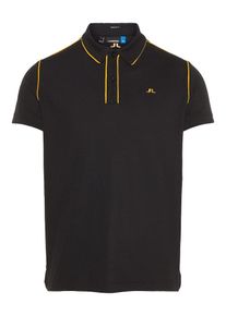 J. Lindeberg J.Lindeberg, Herren Poloshirt 'Tomi', Orange / Schwarz