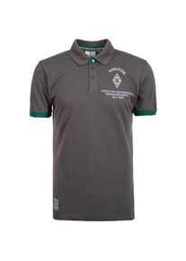Kappa, Herren Poloshirt 'Borussia M&ouml;nchengladbach Unbranded', Grau