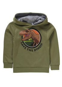 Jurassic World, Kapuzenpullover, Braun / Graumeliert / Grasgr&uuml;n / Dunkelorange