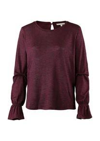 Tom Tailor, Damen Langarmshirt, Weinrot
