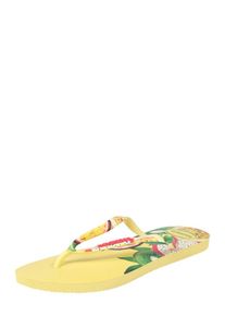 Havaianas, Damen Zehentrenner 'Slim Sensation', Gelb / Grün / Rot