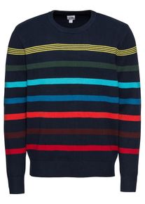 GAP, Herren Pullover 'HS CRAZY BRETON STRIPE', Navy / Mischfarben