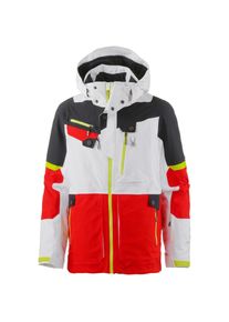 Spyder, Herren Skijacke 'Todrillo', Neongr&uuml;n / Rot / Schwarz / Wei&szlig;