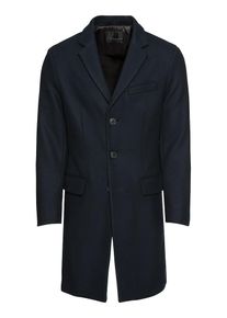 Banana Republic, Herren Mantel 'WOOL KNIT TOPCOAT', Nachtblau