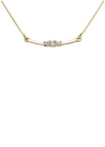 Firetti, Damen Collier, Gold / Weiß