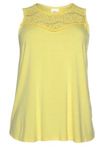 ZIZZI, Damen Top, Gelb