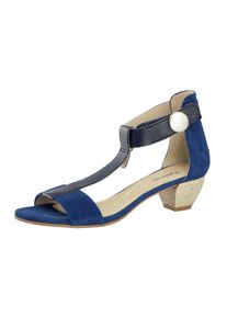 Heine, Damen Sandalette, Blau / Schwarz