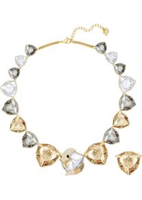 Swarovski, Damen Kette 'March Fox 5421711', Gold / Silber / Weiß