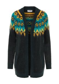 Noisy may, Damen Cardigan, Gelb / Grün / Jade / Tanne