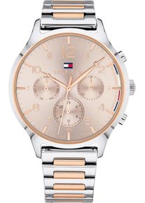 Tommy Hilfiger, Damen Multifunktionsuhr, Rosegold / Silber