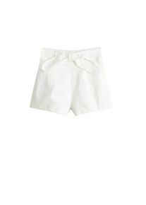 Mango Kids, M&auml;dchen Shorts 'Second', Wei&szlig;