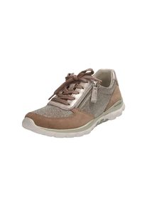 Gabor, Damen Schnürschuhe, Braun / Brokat