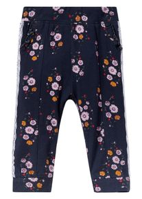 name it, Mädchen Hose, Nachtblau / Mischfarben / Weiß
