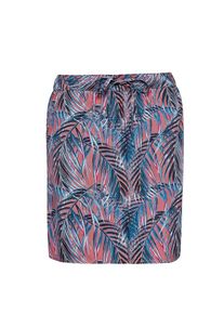 Q/S Designed By, Damen Rock, Blau / Aqua / Pastellrot