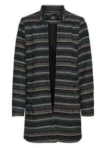 Only, Damen Jacquard Jacke, Schwarz