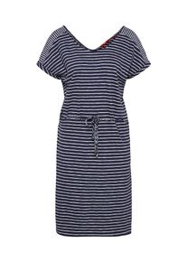 s.Oliver RED LABEL, Damen Kleid, Navy / Weiß