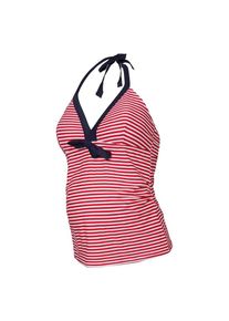 MAMALICIOUS, Damen Tankini, Kobaltblau / Feuerrot / Weiß