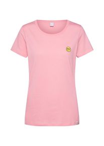 Iriedaily, Damen Shirt 'Daily Smile Tee', Rosa