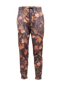 Review, Herren Hose 'PANTS SPORTY AOP', Braun / Mischfarben