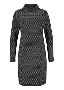 Taifun, Damen Kleid, Schwarz / Weiß