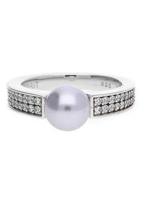 Esprit, Damen Fingerring 925 Silber Lila Precious Sunset ESRG91587C, Helllila / Silber