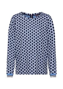 Street One, Damen Shirt 'Polly', Navy / Offwhite