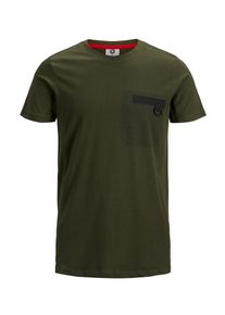 Jack & Jones JACK & JONES, Herren T-Shirt, Khaki / Schwarz