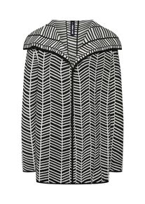 Street One, Damen Cardigan, Schwarz / Weiß
