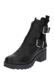 PS Poelman, Damen Stiefeletten mit Cut-Out, Schwarz