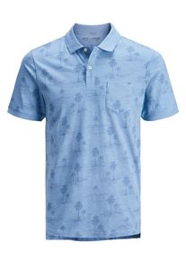 Jack & Jones JACK & JONES, Herren Poloshirt, Hellblau