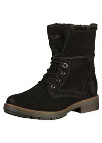 s.Oliver RED LABEL, Damen Schnürstiefelette, Schwarz