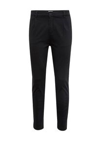 Your Turn YOURTURN, Herren Hose 'PLEATED TAPERED CHINO', Schwarz