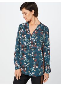 Cartoon, Damen Bluse, Blau / Hellblau / Hellpink / Blutrot