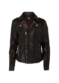tigha, Herren Lederjacke 'Marten', Schwarz